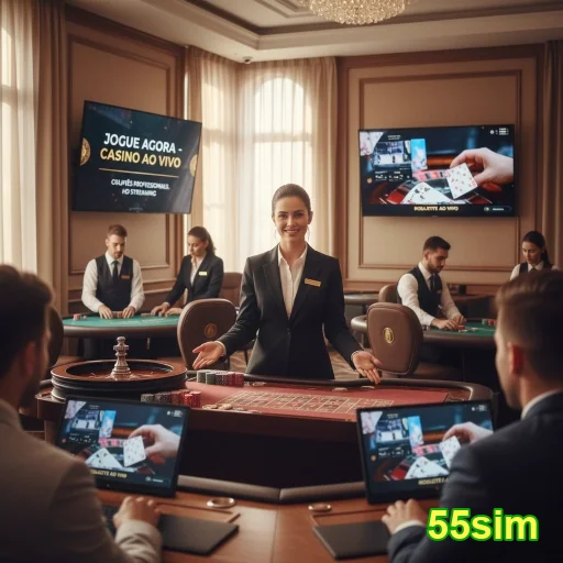 Imagem destacando os serviços VIP do cassino online 55sim para uma experiência exclusiva.